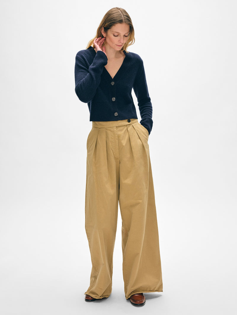 Cashmere Button Cardigan