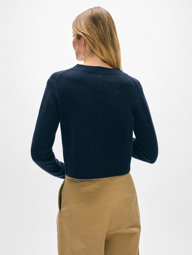 Cashmere Button Cardigan