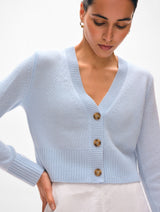 Cashmere Button Cardigan