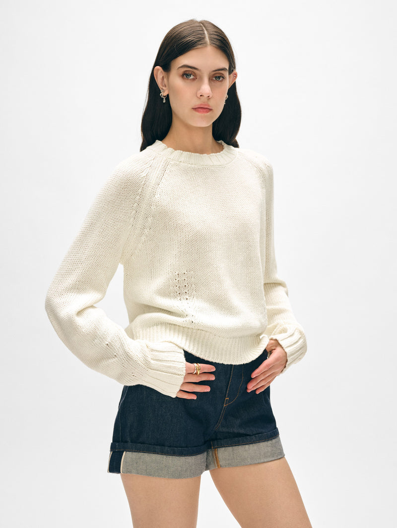 Cotton Linen Sweatshirt
