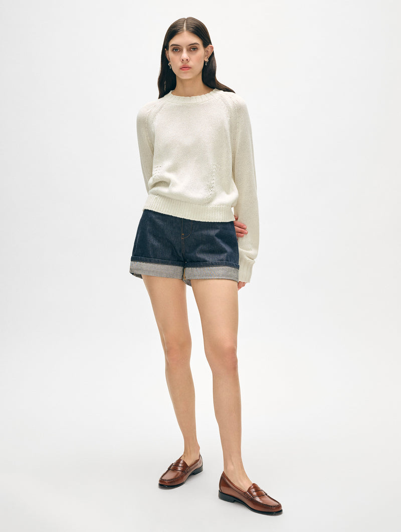 Cotton Linen Sweatshirt
