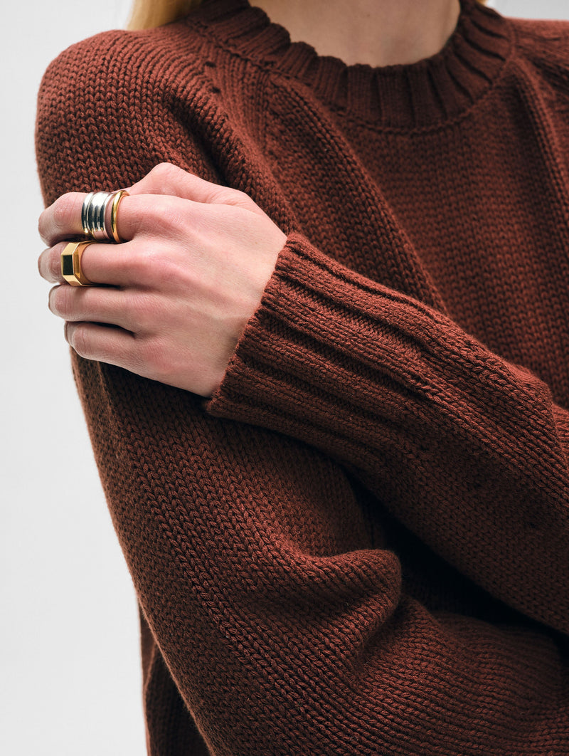 Cotton Linen Sweatshirt