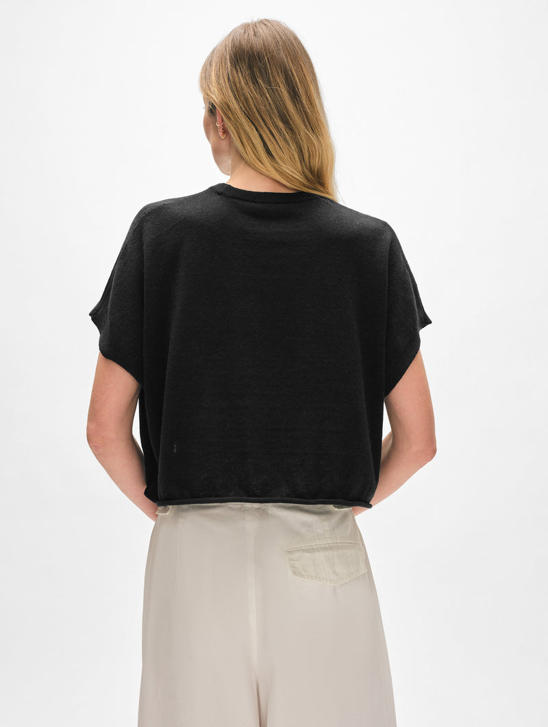 Linen Blend Easy T-Shirt