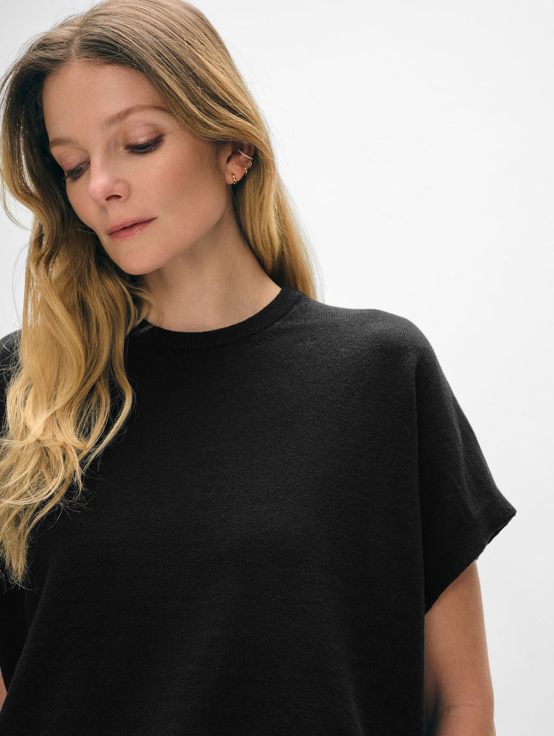 Linen Blend Easy T-Shirt