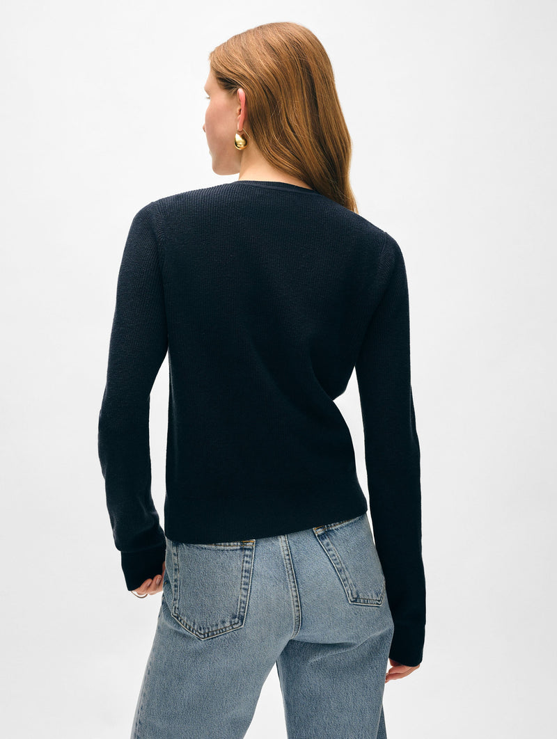 Fine Cotton Ribbed Henley