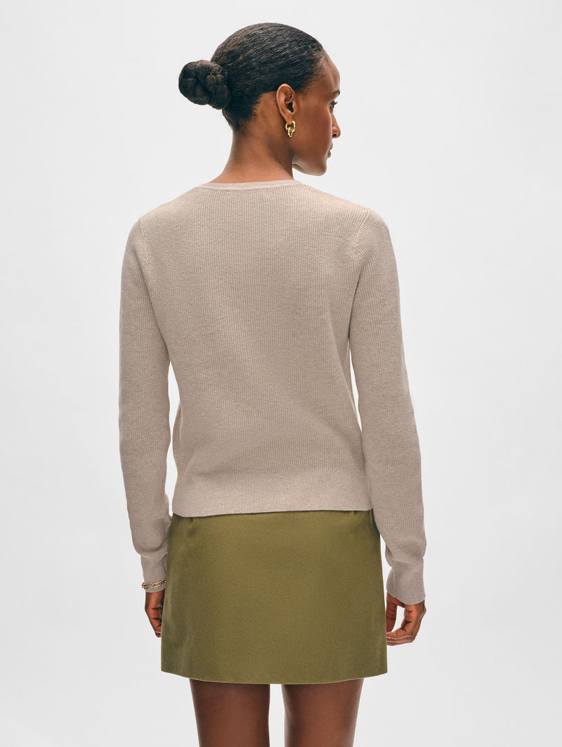 Fine Cotton Ribbed Henley