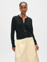 Superfine Cashmere Button Cardigan