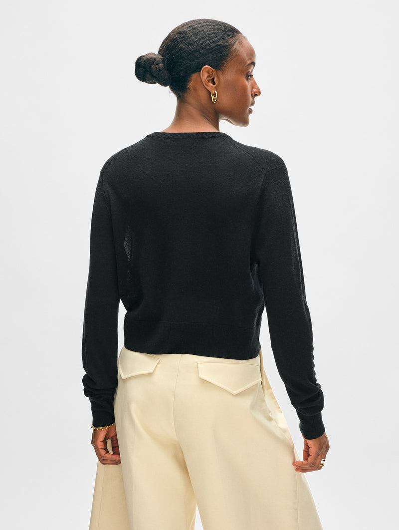 Superfine Cashmere Button Cardigan