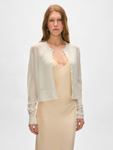 Superfine Cashmere Button Cardigan