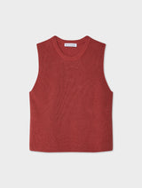 Linen Blend Shell Tank