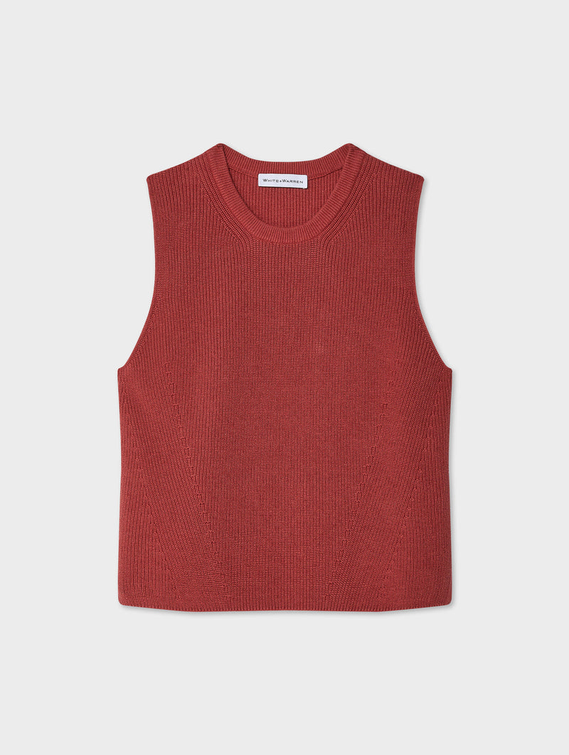 Linen Blend Shell Tank