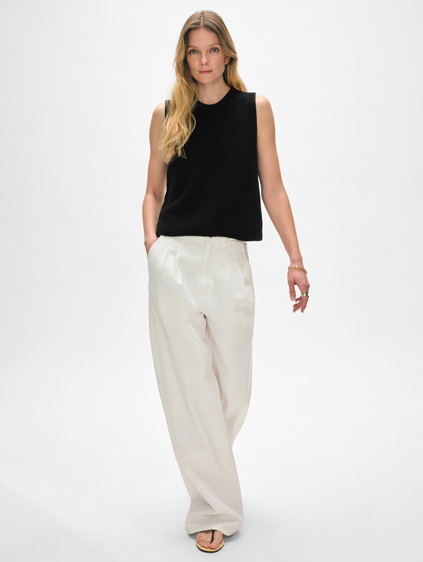 Linen Blend Shell Tank