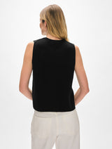 Linen Blend Shell Tank