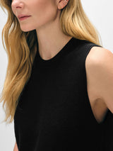 Linen Blend Shell Tank