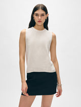 Linen Blend Shell Tank