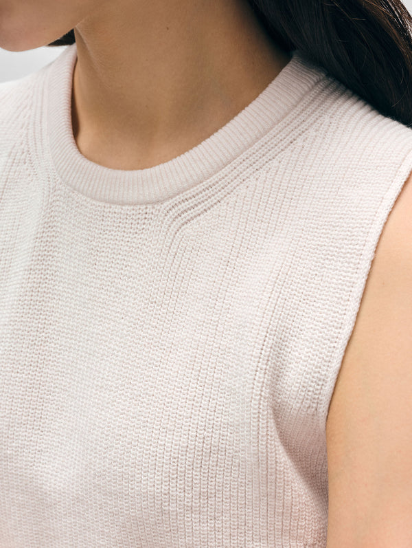 Linen Blend Shell Tank