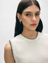 Cotton Blanket Trim Tank