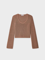 Cotton Tape Fluted Top