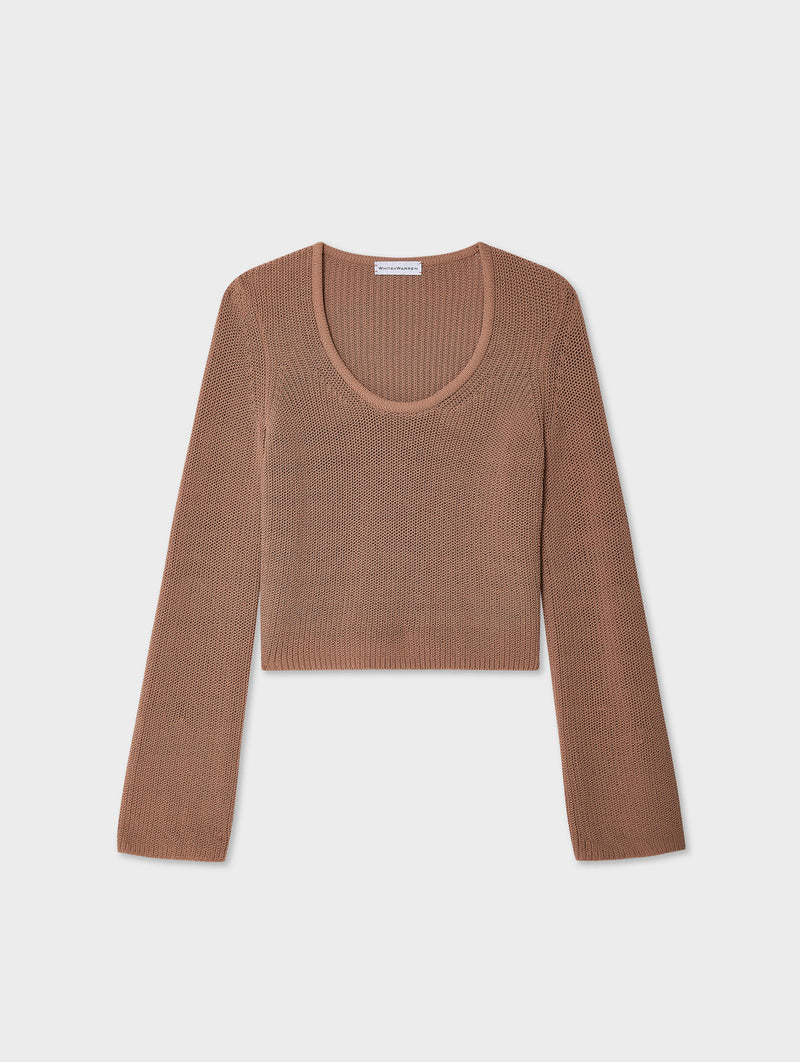 Cotton Tape Fluted Top