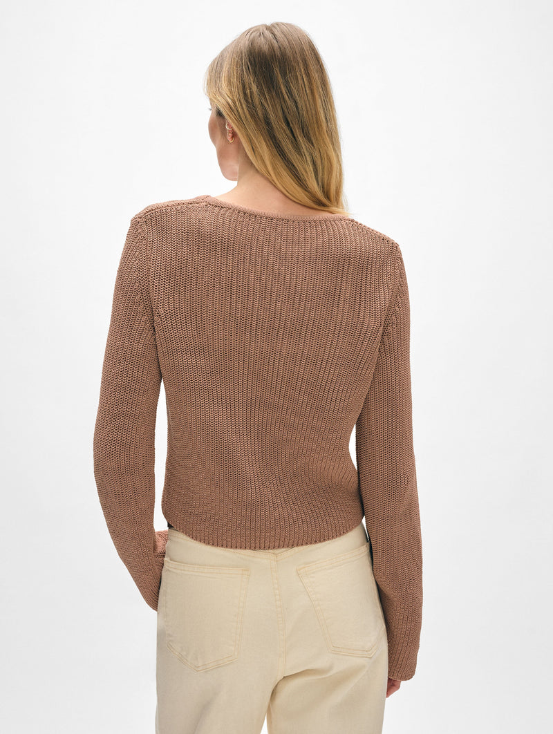 Cotton Tape Fluted Top