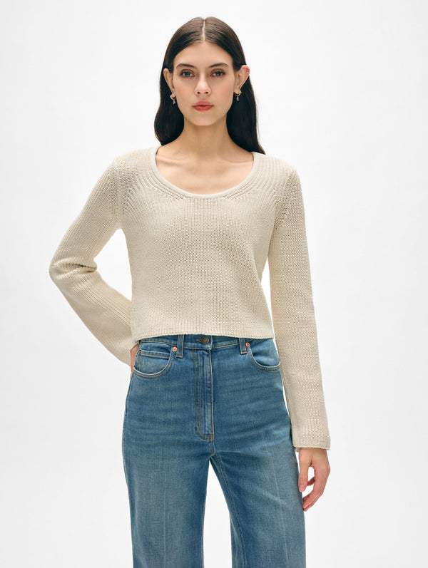 Cotton Tape Fluted Top