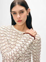 Cotton Pointelle Stitch Top