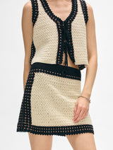 Hand-Crochet Reversible Tie Tank