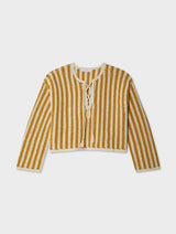 Hand-Crochet Cotton Splitneck