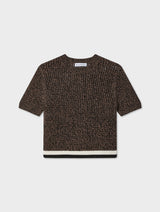 Cotton Mesh T-Shirt