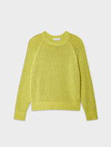 Fine Cotton Bouclé Mesh Sweatshirt