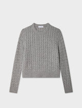 Cashmere Cable Crewneck