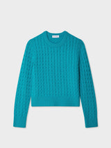 Cashmere Cable Crewneck