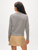Cashmere Cable Crewneck