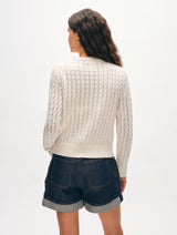 Cashmere Cable Crewneck