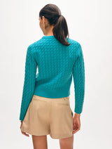 Cashmere Cable Crewneck