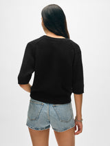 Cashmere Short Sleeve Cardigan