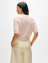 Cashmere Short Sleeve Cardigan