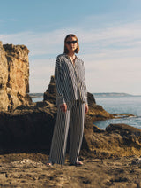 Superfine Organic Cotton Striped Pant