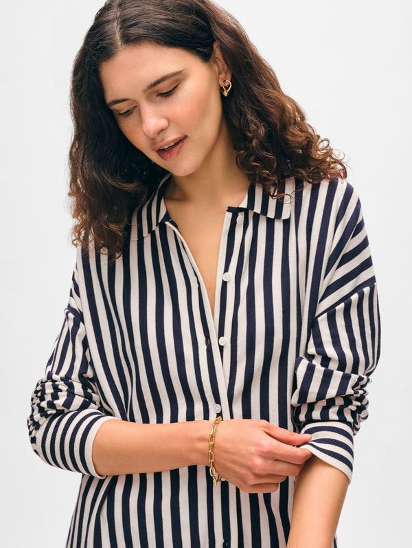 Superfine Organic Cotton Striped Shirt