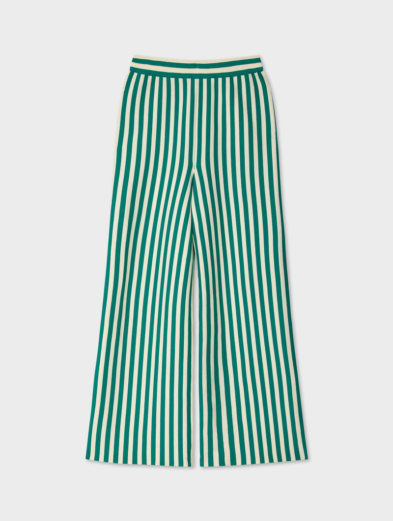 Superfine Organic Cotton Striped Pant