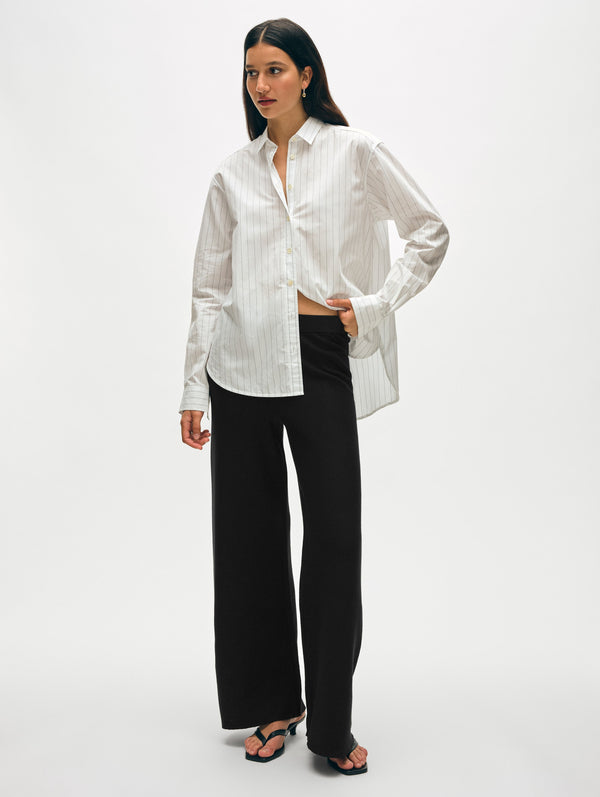 Superfine Cotton Wide Leg Pant