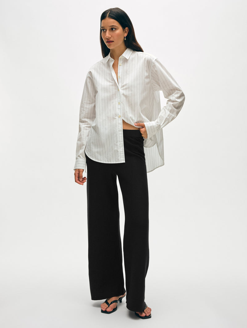 Superfine Cotton Wide Leg Pant