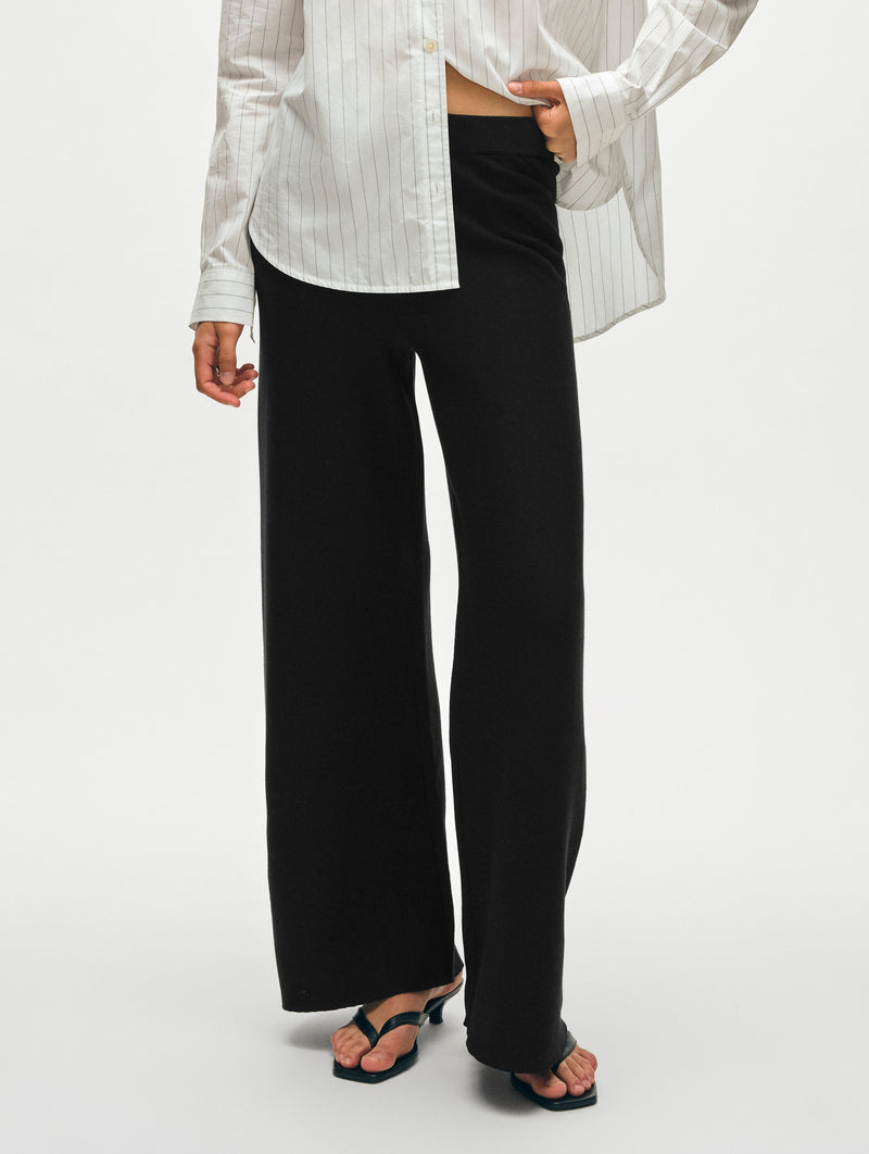 Superfine Cotton Wide Leg Pant