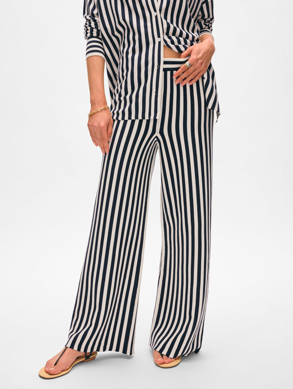 Superfine Organic Cotton Striped Pant