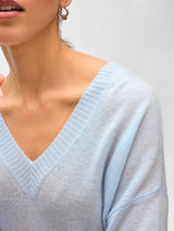 Cashmere Featherweight V Neck
