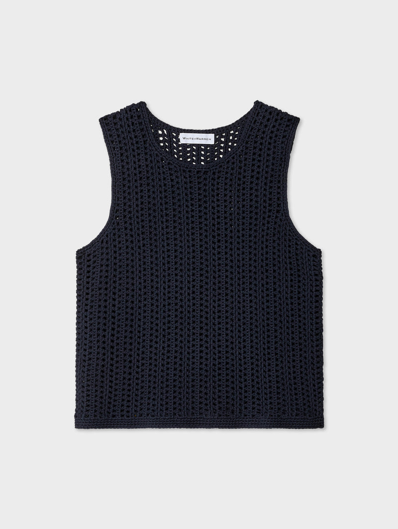 Hand Crochet Lofty Cotton Tank