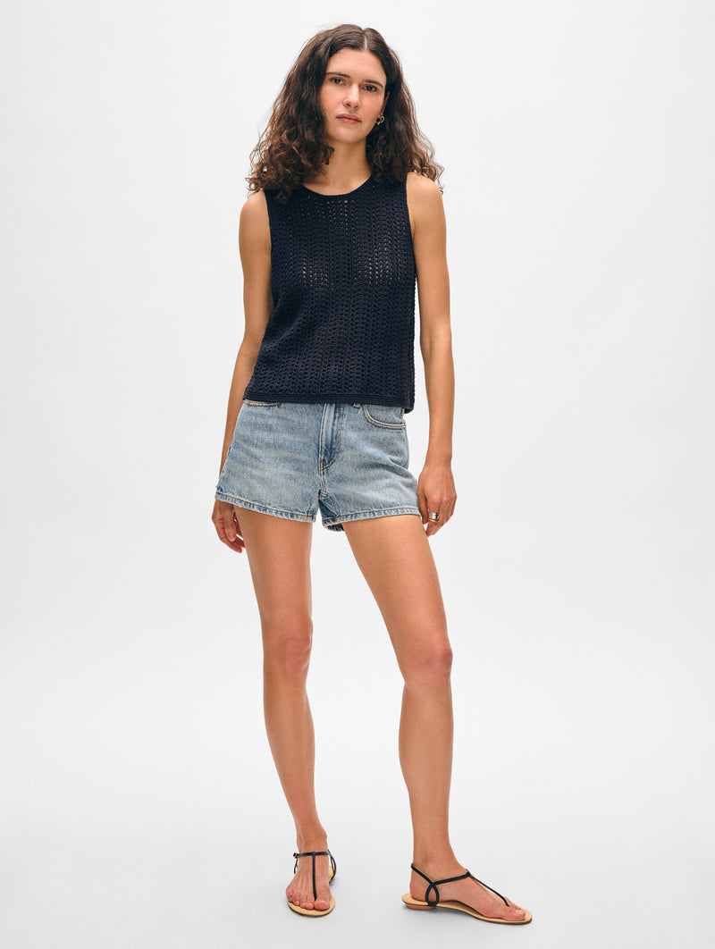 Hand Crochet Lofty Cotton Tank