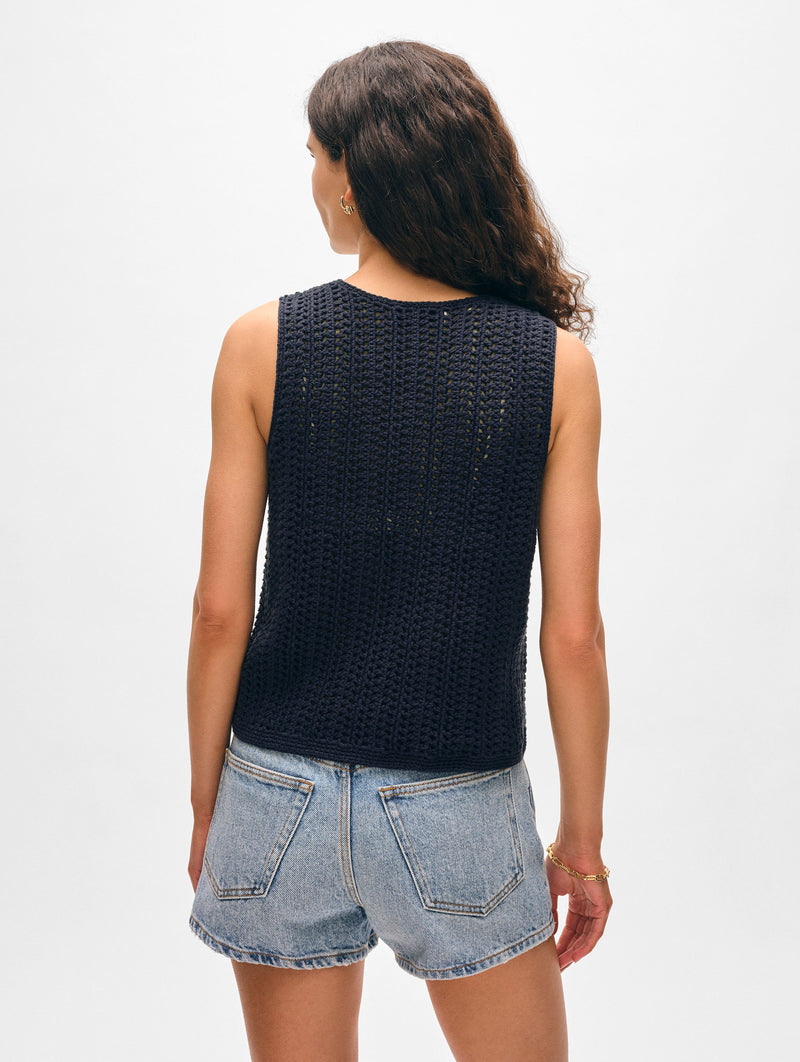 Hand Crochet Lofty Cotton Tank