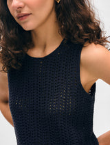 Hand Crochet Lofty Cotton Tank