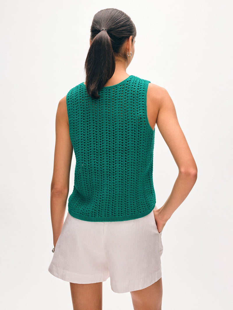 Hand Crochet Lofty Cotton Tank